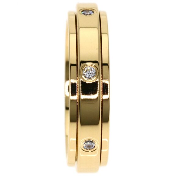 PIAGET 18k Rose Gold Diamond Ring #51 - Picture 3 of 6